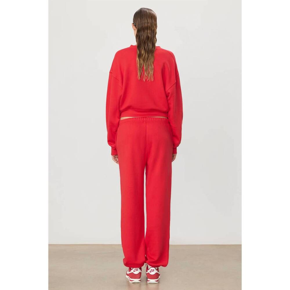NEW ETERNE boyfriend pocket sweatpants in scarlet - Picture 3 of 3